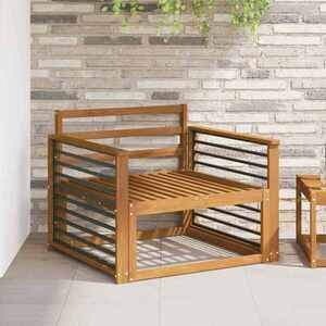 Imagine vidaXL Brat 2 buc. natural 80 x 6 x 61 cm Lemn Solid de Acacia