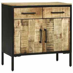 Imagine vidaXL Bufet cu sertar 70 x 35 x 70 cm Lemn masiv de mango