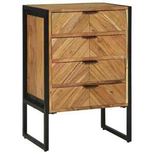 Imagine vidaXL Bufet 50 x 35 x 75 cm Lemn masiv de acacia