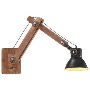 Imagine vidaXL Lampă de perete, stil industrial, negru, rotund, E27
