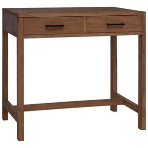 Imagine vidaXL Birou cu Sertare natural Lemn solid de tec 80 x 50 x 75 cm