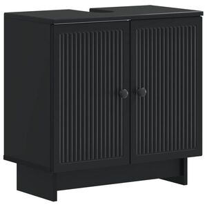 Imagine vidaXL Dulap pentru Chiuveta de Baie EDE Negru 59, 5 x 31, 5 x 59 cm