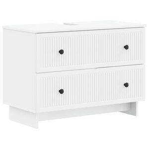 Imagine vidaXL Dulap pentru Chiuveta de Baie EDE Alb 82 x 41 x 59 cm