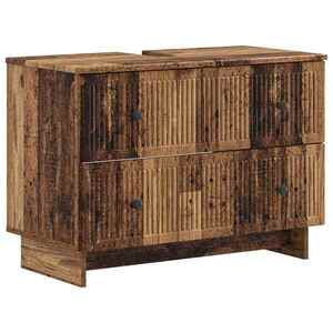 Imagine vidaXL Dulap pentru Chiuveta de Baie EDE Lemn vechi 82 x 41 x 59 cm