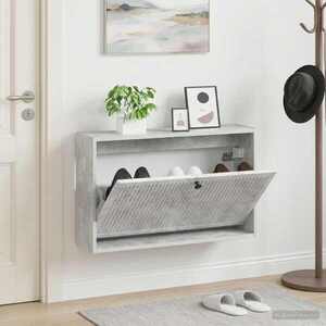 Imagine vidaXL Dulap pentru pantofi montat pe perete EDE 71 x 17 x 43 cm