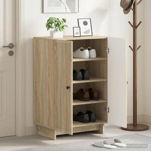 Imagine vidaXL Dulap pentru pantofi EDE 59, 5 x 39, 5 x 90 cm Lemn prelucrat