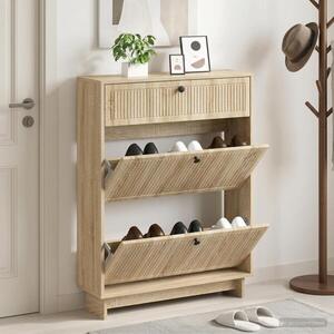 Imagine vidaXL Dulap pentru pantofi EDE 78 x 24 x 103 cm Lemn prelucrat
