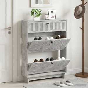 Imagine vidaXL Dulap pentru pantofi EDE 78 x 24 x 103 cm Lemn prelucrat