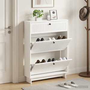 Imagine vidaXL Dulap pentru pantofi EDE 78 x 24 x 103 cm Lemn prelucrat