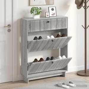 Imagine vidaXL Dulap pentru pantofi EDE 78 x 24 x 103 cm Lemn prelucrat