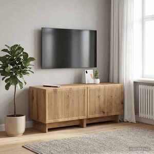 Imagine vidaXL Cabinet TV Stejar Artizanal Lemn prelucrat