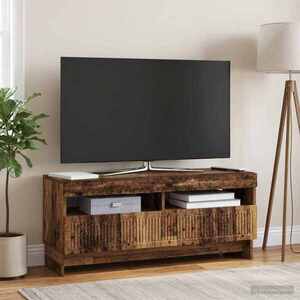 Imagine vidaXL Cabinet TV cu LED Lemn vechi Lemn prelucrat