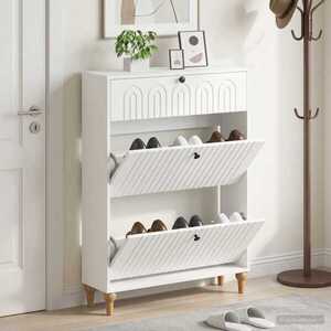 Imagine vidaXL Dulap pentru pantofi ALKMAAR 78 x 24 x 103 cm Lemn prelucrat