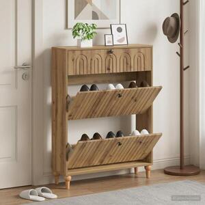 Imagine vidaXL Dulap pentru pantofi ALKMAAR 78 x 24 x 103 cm Lemn prelucrat