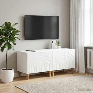 Imagine vidaXL Cabinet TV Alb Lemn prelucrat