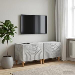 Imagine vidaXL Cabinet TV Gri Beton Lemn prelucrat