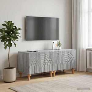 Imagine vidaXL Cabinet TV Sonoma gri Lemn prelucrat