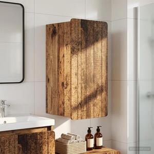Imagine vidaXL Dulap de perete pentru baie ZWOLLE Lemn vechi 30 x 31 x 63 cm
