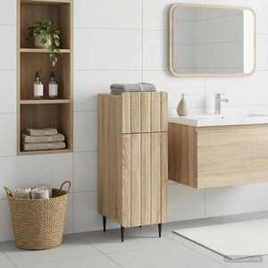 Imagine vidaXL Dulap de Depozitare pentru Baie ZWOLLE Stejar Sonoma