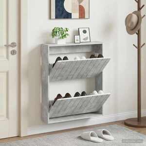 Imagine vidaXL Dulap pentru pantofi montat pe perete ZWOLLE 71 x 17 x 86 cm