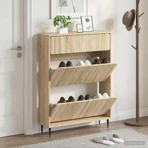 Imagine vidaXL Dulap pentru pantofi ZWOLLE 78 x 24 x 103 cm Lemn prelucrat