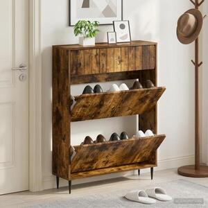 Imagine vidaXL Dulap pentru pantofi ZWOLLE 78 x 24 x 103 cm Lemn prelucrat