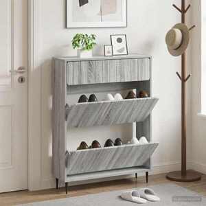 Imagine vidaXL Dulap pentru pantofi ZWOLLE 78 x 24 x 103 cm Lemn prelucrat
