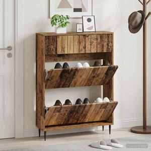 Imagine vidaXL Dulap pentru pantofi ZWOLLE 78 x 24 x 103 cm Lemn prelucrat