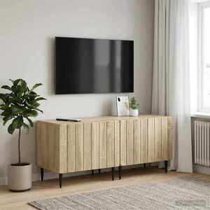 Imagine vidaXL Cabinet TV Stejar Sonoma Lemn prelucrat