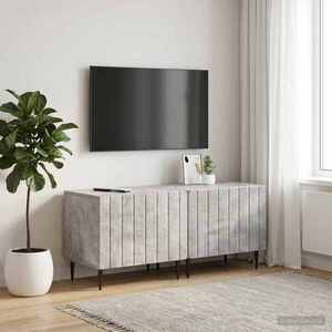 Imagine vidaXL Cabinet TV Gri Beton Lemn prelucrat