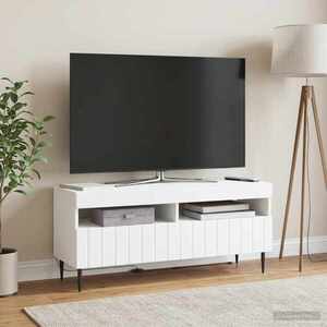 Imagine vidaXL Cabinet TV cu LED Alb Lemn prelucrat