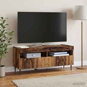 Imagine vidaXL Cabinet TV cu LED Lemn vechi Lemn prelucrat