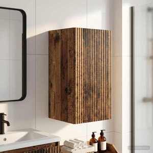 Imagine vidaXL Dulap de perete pentru baie ARNHEM Lemn vechi 30 x 31 x 59 cm