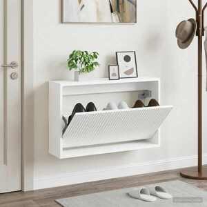 Imagine vidaXL Dulap pentru pantofi montat pe perete ARNHEM 71 x 17 x 43 cm