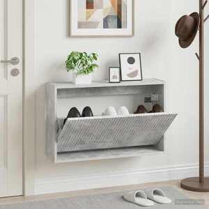 Imagine vidaXL Dulap pentru pantofi montat pe perete ARNHEM 71 x 17 x 43 cm