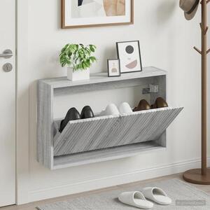 Imagine vidaXL Dulap pentru pantofi montat pe perete ARNHEM 71 x 17 x 43 cm