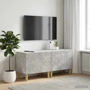 Imagine vidaXL Cabinet TV Gri Beton Lemn prelucrat