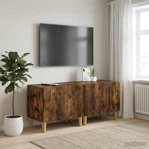 Imagine vidaXL Cabinet TV Stejar fumuriu Lemn prelucrat