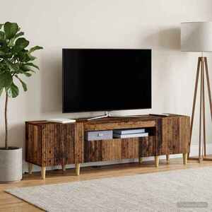 Imagine vidaXL Cabinet TV cu LED Lemn vechi Lemn prelucrat