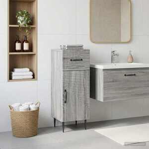 Imagine vidaXL Dulap de Depozitare pentru Baie HAARLEM Sonoma gri