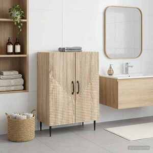 Imagine vidaXL Dulap de Depozitare pentru Baie HAARLEM Stejar Sonoma