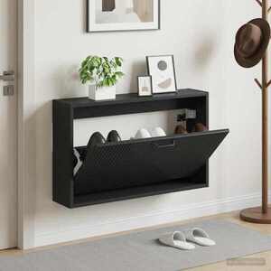 Imagine vidaXL Dulap pentru pantofi montat pe perete HAARLEM 71 x 17 x 43 cm
