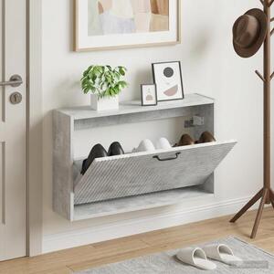 Imagine vidaXL Dulap pentru pantofi montat pe perete HAARLEM 71 x 17 x 43 cm