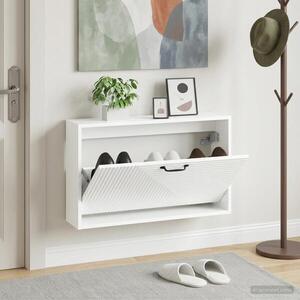 Imagine vidaXL Dulap pentru pantofi montat pe perete HAARLEM 71 x 17 x 43 cm