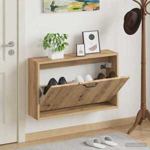 Imagine vidaXL Dulap pentru pantofi montat pe perete HAARLEM 71 x 17 x 43 cm