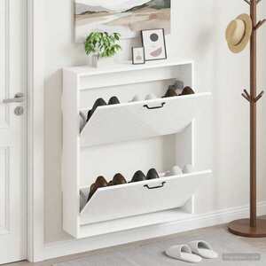 Imagine vidaXL Dulap pentru pantofi montat pe perete HAARLEM 71 x 17 x 86 cm