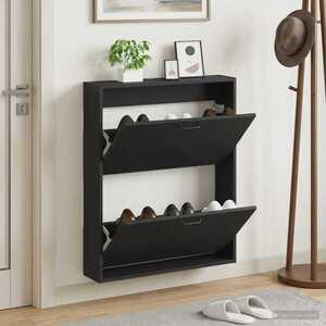 Imagine vidaXL Dulap pentru pantofi montat pe perete HAARLEM 71 x 17 x 86 cm