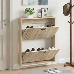 Imagine vidaXL Dulap pentru pantofi montat pe perete HAARLEM 71 x 17 x 86 cm