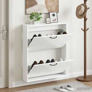 Imagine vidaXL Dulap pentru pantofi montat pe perete HAARLEM 71 x 17 x 86 cm
