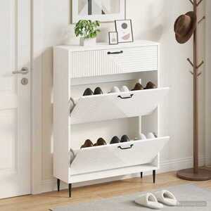 Imagine vidaXL Dulap pentru pantofi HAARLEM 78 x 24 x 103 cm Lemn prelucrat